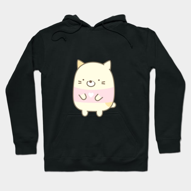 Neko heart t-shirt Hoodie by miguelest@protonmail.com